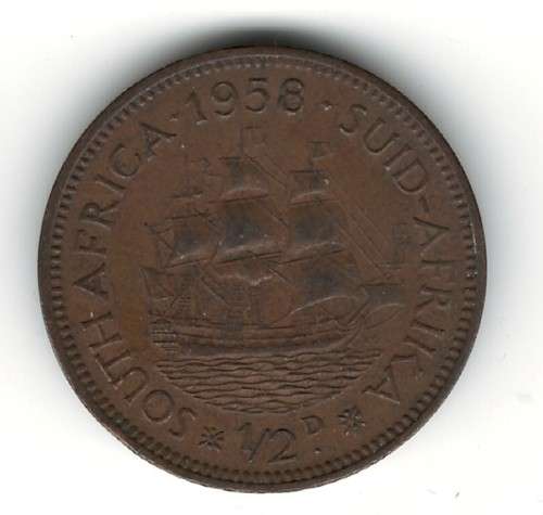 **R1 START - 1958 Half Penny
