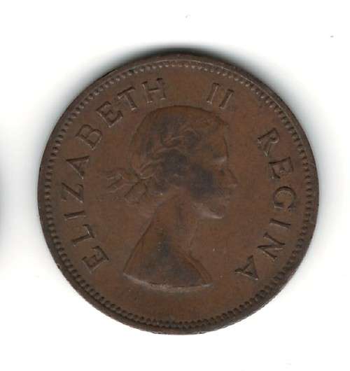**R1 START - 1958 Half Penny