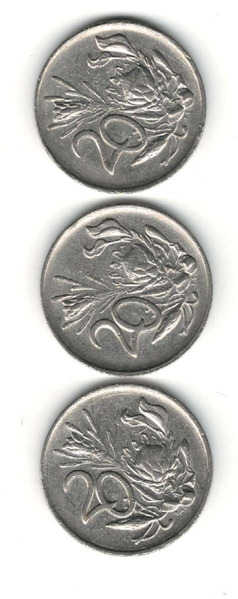 **R1 START - 1985 20 Cents (bid per coin)