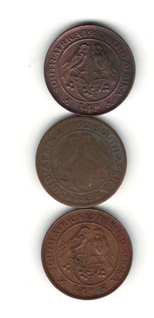 **R1 START - 3 x 1/4 Penny (1948, 1950, 1952)