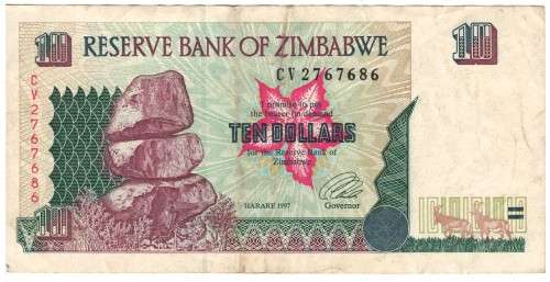 **R1 START - 10 Dollar Zimbabwe