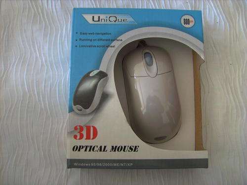Mouse 3D Optical PS2 Beige