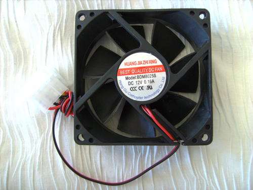 Case FAN 80X80X25 Black PLUS ONE FREE