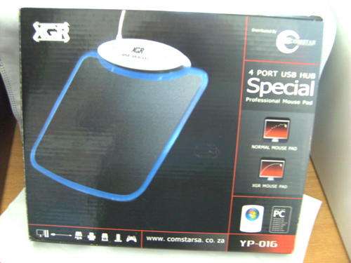 USB 4 PORT HUB with special Professional Mouse Pad