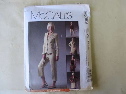 MCCALL'S - PATTERN NO.M5063  - SIZE AA 6-12 - FACTORY FOLDED - AS PER SCAN