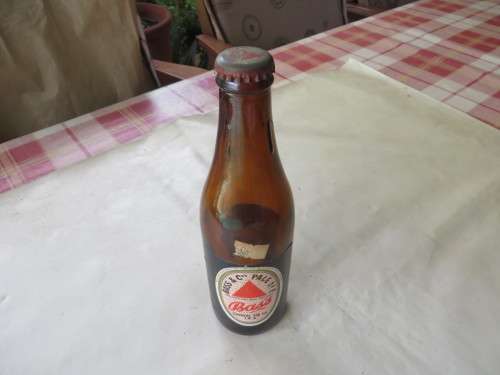 EMPTY BEER BOTTLE - BASS - U.K.  - AS PER SCAN B4