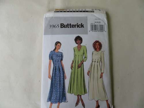 BUTTERICK PATTERN NO. 3965 - SIZE 8-12 - FACTORY FOLDED - AS PER SCAN