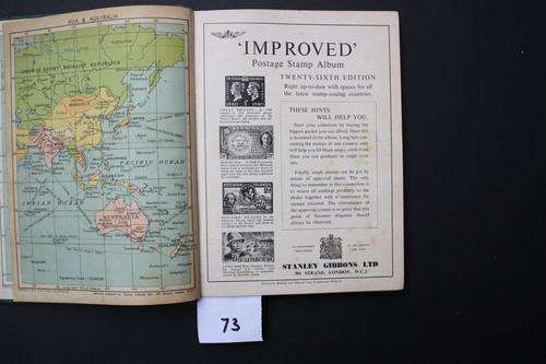 THE IMPROVED POSTAGE STAMP ALBUM - STANLEY GIBBONS