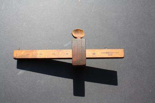 VINTAGE WOODEN BLOCK GAUGE - STANLEY - NO.61 PLEASE HAVE A LOOK