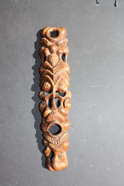 CARVED WOODEN AFRICAN MASK - 400 MM - CLEARANCE SALE