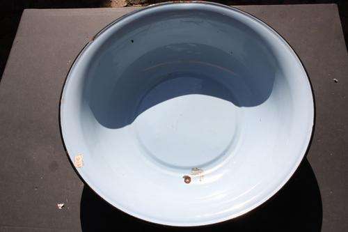 OLD ENAMEL BOWL - 460 MM DIAM.- 120 MM HIGH - PLEASE HAVE A LOOK