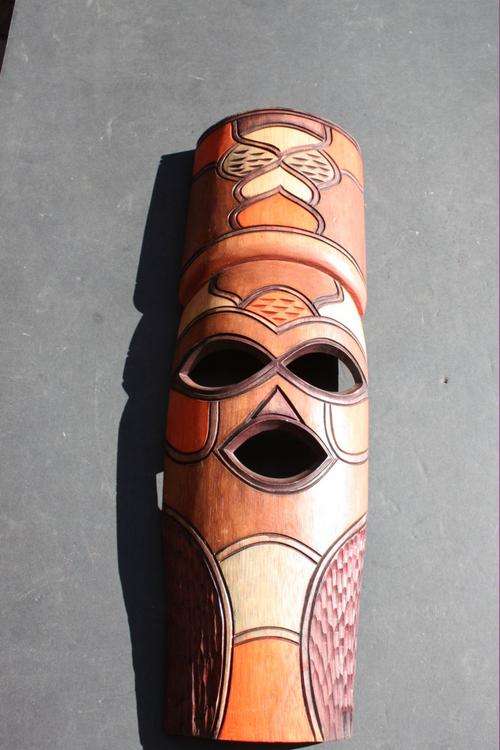 AFRICAN MASK - 145 X 490 MM - CLEARANCE SALE
