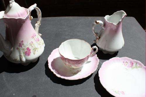 5 PIECE TEA SET - NO MARKINGS - PLEASE HAVE A LOOK