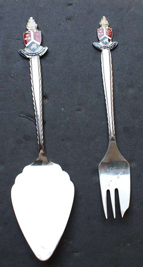 COLLECTOR FORK AND CAKE LIFTER - AD DESTINATIUM PEASEQUO