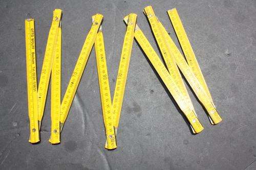 WOODEN GERMAN FOLDABLE RULER - 2.00 MM - ZOLLSTOCK - PLEASE HAVE A LOOK