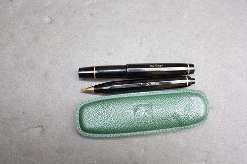 SMALL FOUNTAIN PEN AND PEN - JUNKER - 100 MM - PLEASE HAVE A LOOK