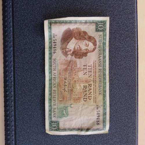 OLD TEN RAND NOTE - C 238 - 549486 - T.W.DE JONGH - PLEASE HAVE A LOOK