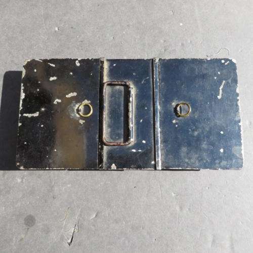 VINTAGE METAL MONEY BOX - 220 X 115 MM - 30 MM HIGH - PLEASE HAVE A LOOK