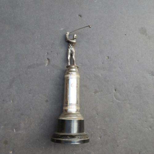 SILVER PLATED GOLF TROPHY - 180 MM - KGC - PLEASE HAVE A LOOK