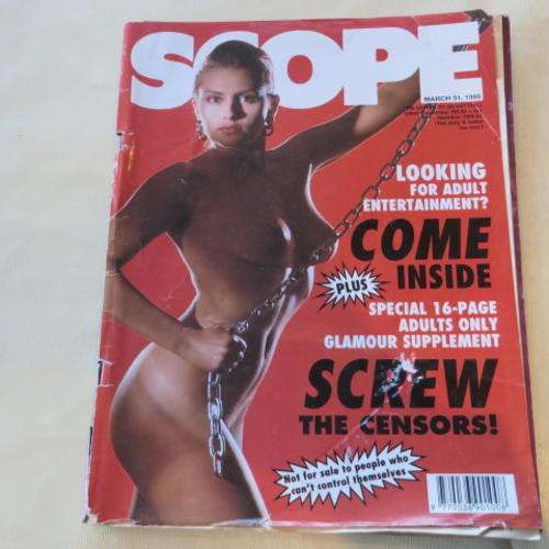 SCOPE MAGAZINE - MARCH 1995 - FAIR CONDITION - PLEASE HAVE A LOOK