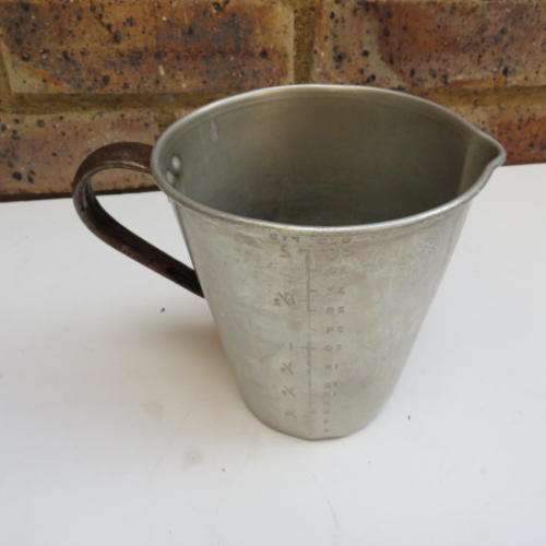 OLD ALUMINIUM MEASURE - PLEASE HAVE A LOOK