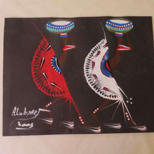 A. LUBYART - 2003 - 320 X 248 MM -  UNFRAMED AND NOT IN THE BEST OF CONDITION