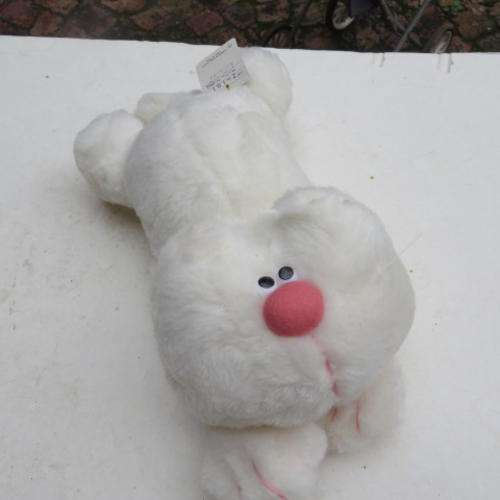 CUTE WHITE DOG - 260 MM - ORIENTAL TOY COMPANY - Z - 181
