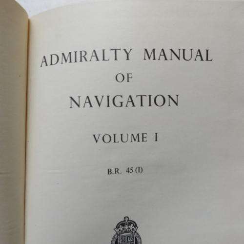 ADMIRALTY MANUAL OF NAVIGATION - VOL I - 1955 - HER MAJESTY'S STATIONARY OFFICE