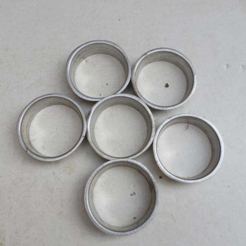 SIX COOKIE / PASTRY CUTTERS - 65 MM DIAM. - 20 MM HIGH