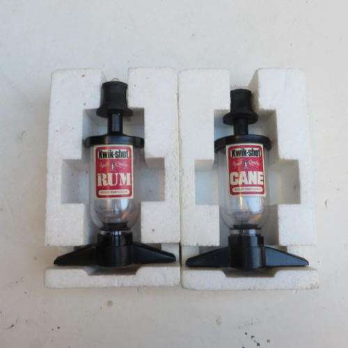 TWO TOT MEASURES - KWIK SHOT - RUM AND CANE