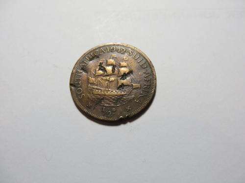 UNION  OF SOUTH AFRICA - HALF PENNY - 1942