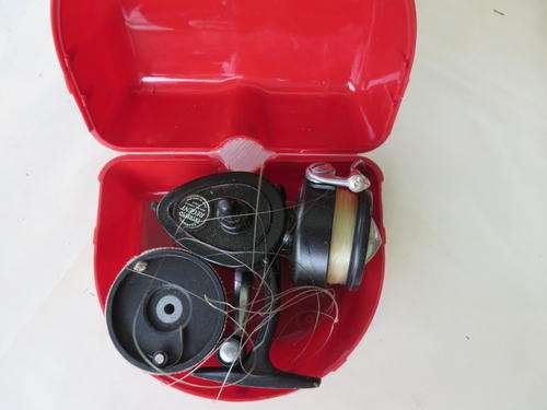 OLD FIXED SPOOL REEL - K.P. MORRITT'S - ENGLAND -  INTREPID REGENT - AS PER SCAN