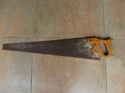 OLD AND RUSTY SAW - STANLEY - BLADE 40/140 MM - 730 MM OVERALL - AS PER SCAN