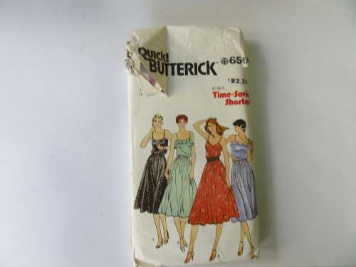 BUTTERICK - PATTERN NO. 6562 - SIZE 6-16 - FACTORY FOLDED - AS PER SCAN