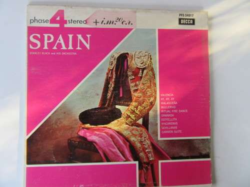LP - SPAIN - STANLEY BLACK  - SOME WEAR AND TEAR ON COVER - AS PER SCAN
