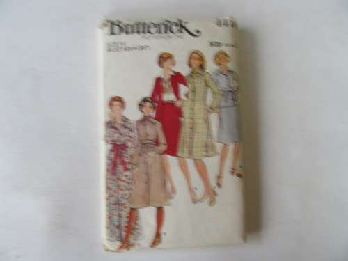 BUTTTERICK - PATTERN NO.4476 - SIZE 14 - BUST 92 CM - FACTORY FOLDED - AS PER SCAN