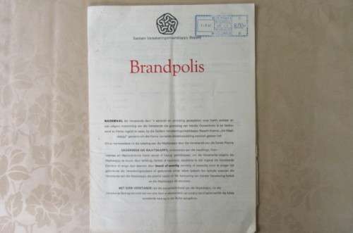 SANTAM - BRANDPOLIS - 12.12. 1967 - AS PER SCAN