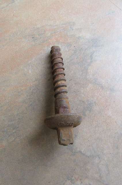 RAILWAY SLEEPER BOLT - 1970   - AS PER SCAN