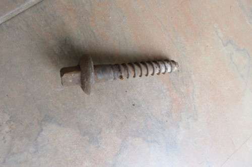 RAILWAY SLEEPER BOLT - 1970   - AS PER SCAN