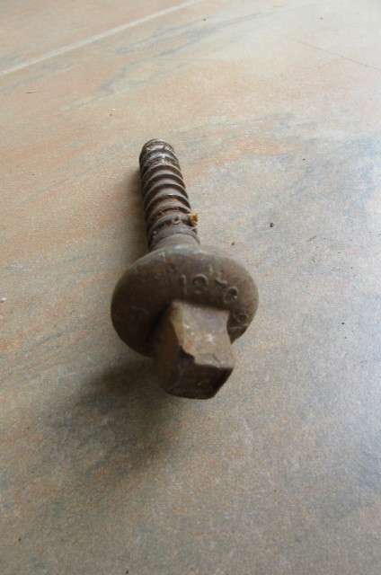 RAILWAY SLEEPER BOLT - 1970   - AS PER SCAN