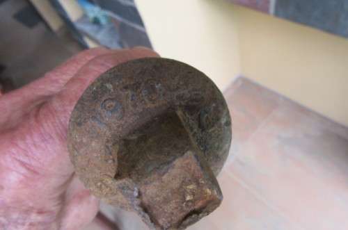 RAILWAY SLEEPER BOLT - 1970   - AS PER SCAN