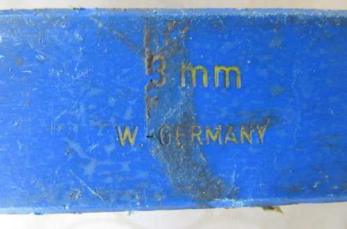 27 PIECE PUNCH SET FROM GERMANY - 3MM - AS PER SCAN