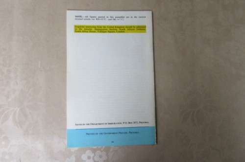 EMPLOYMENT PROSPECTS IN THE REBUBLIC OF SOUTH AFRICA - DECEMBER 1968 - AS PER SCAN