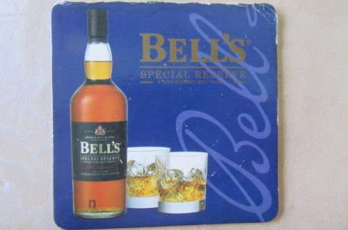 12 DOUBLE SIDED BELL'S COASTERS - AS PER SCAN - WILL COMBINE POSTAGE