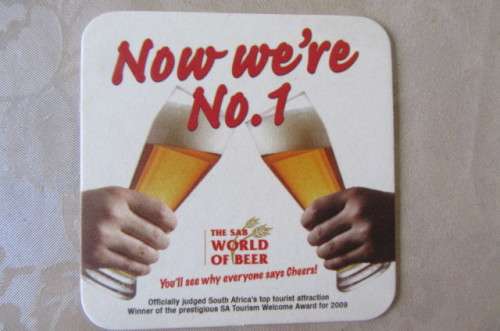 30 DOUBLE SIDED COASTERS - WORLD OF BEERS - AS PER SCAN - WILL COMBINE POSTAGE
