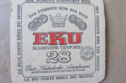 30 COASTERS - EKU - AS PER SCAN - WILL COMBINE POSTAGE