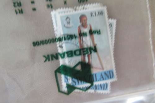 HUNDREDS OF DOUBLED STAMPS - BOTSWANA, LESOTHO, TRANSKEI, ZAMBIA, SWAZILAND - AS PER SCAN