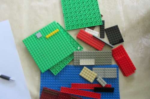 VARIOUS LEGO PLATES - AS PER SCAN