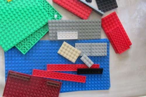 VARIOUS LEGO PLATES - AS PER SCAN