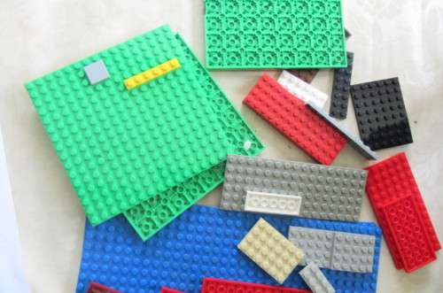 VARIOUS LEGO PLATES - AS PER SCAN